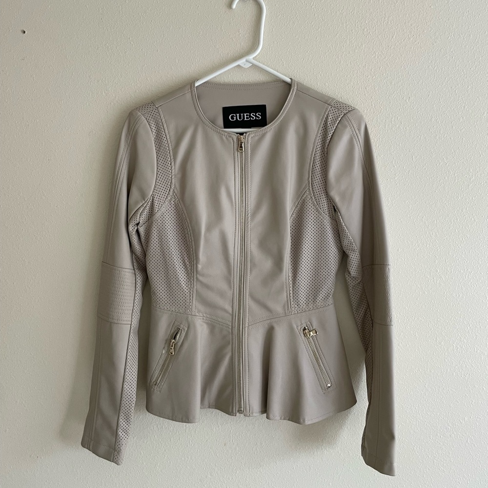 GUESS Faux Leather Jacket